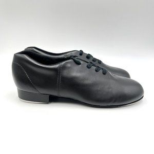 Capezio Womens Size 6.5‎ CG17 Fluid Black Lace Up Oxford Tap Dance Shoes